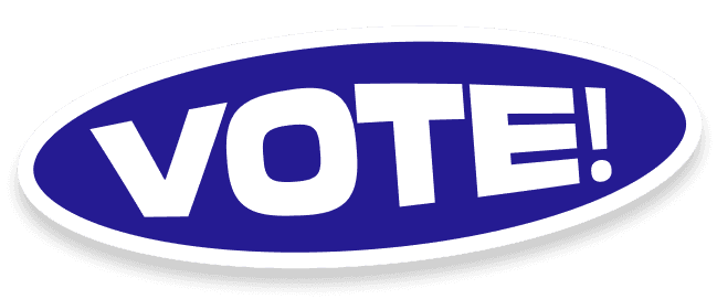 Vote sticker